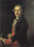 Joaquin Inza Portrait of Tomas de Iriarte Sweden oil painting artist